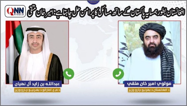 مذاکرات اور افہام و تفہیم کے ذریعے پاکستان سے تناؤ کم کریں گے: افغان وزیر خارجہ