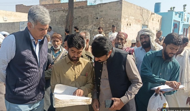 اسسٹنٹ کمشنر مرزا راحیل بیگ کا 30 فور ایل کا دورہ