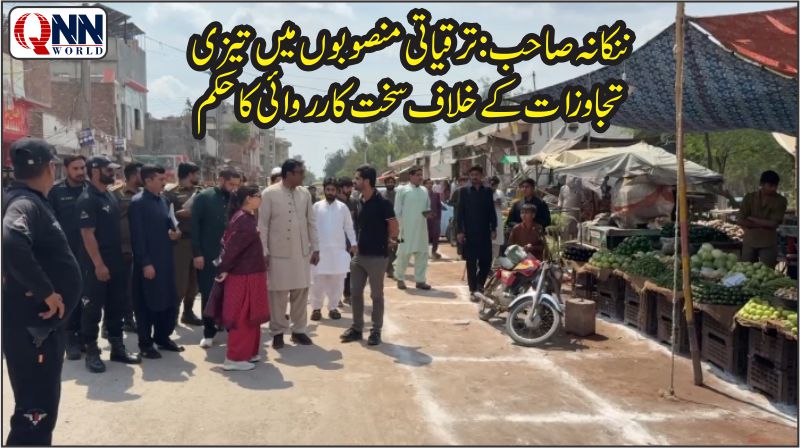 ڈپٹی کمشنر ننکانہ صاحب محمد تسلیم اختر راؤ کا ننکانہ سٹی اور واربرٹن کے مختلف علاقوں کا دورہ