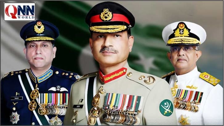 معرکہ حق کی کامیابی کا پہلا سال، مسلح افواج کے سربراہان کی قوم کو مبارکباد