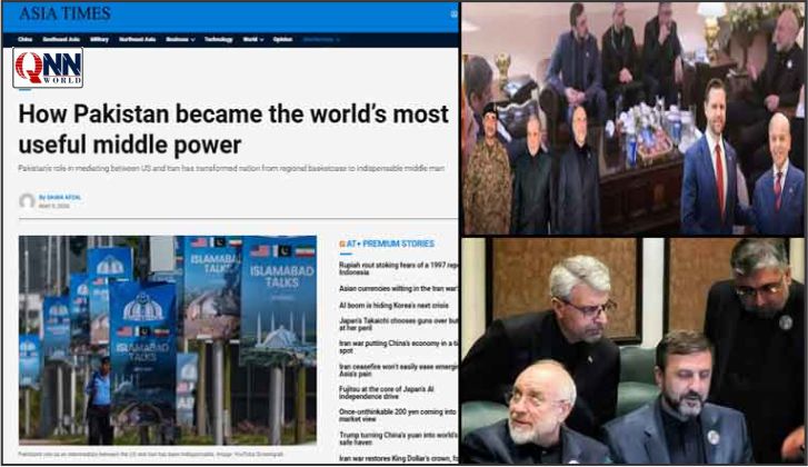 پاکستان عالمی سیاست میں “مڈل پاور” کے طور پر ابھر رہا ہے: ایشیا ٹائمز
