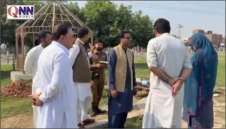ننکانہ صاحب: پبلک پارکس کی بحالی کا کام تیز، ڈپٹی کمشنر کا معائنہ