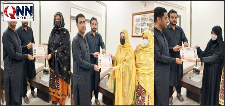 جھالاوان سمر فیسٹیول، خواتین کو شاندار انتظامات پر تعریفی اسناد سے نواز دیا گیا