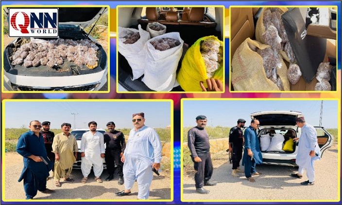 ٹھٹہ پولیس کی بڑی کارروائی: مہنگی گاڑی کے خفیہ خانوں سے گٹکا مٹیریل برآمد، 2 اسمگلر گرفتار