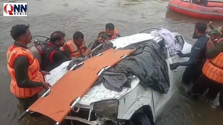 بصیر پور نہر حادثہ، ریسکیو آپریشن کے بعد گاڑی سمیت 3 لاشیں برآمد
