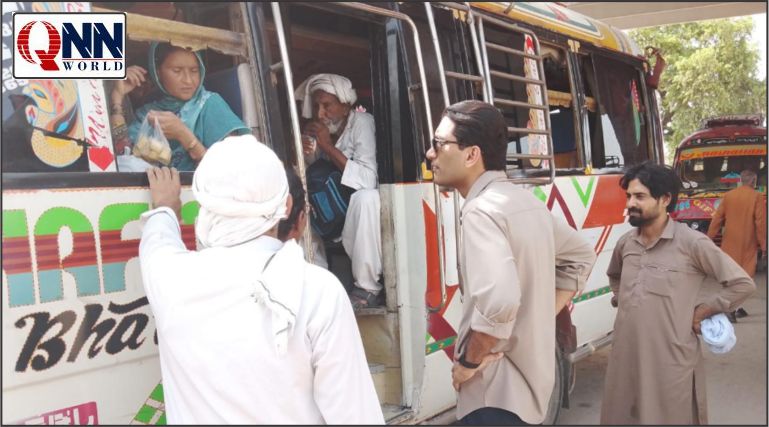 دیپالپور لاری اڈہ: اسسٹنٹ کمشنر کی ٹرانسپورٹ چیکنگ، اوورچارجنگ پر سخت کارروائی کی وارننگ