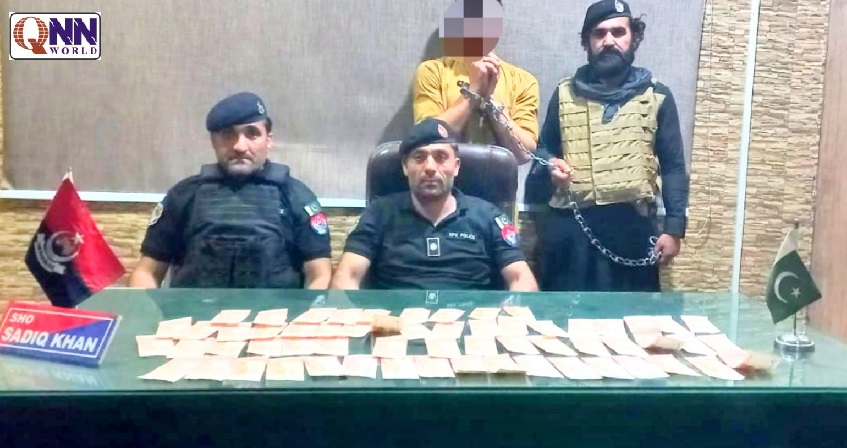 خیبر: ناکہ بندی کے دوران جعلی کرنسی پکڑی گئی، ایک ملزم گرفتار