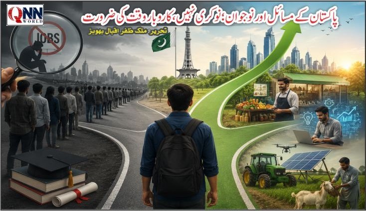نوجوانوں کو نوکری کی بجائے کاروبار کی طرف وقت کی ضرورت بن چکا ہے