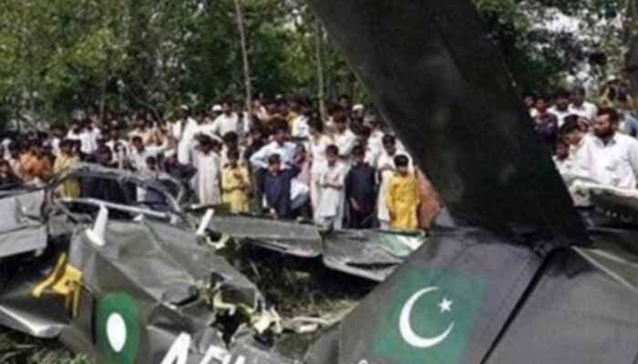 پاک فضائیہ کا تربیتی طیارہ تربیتی پرواز کے دوران حادثے کا شکار