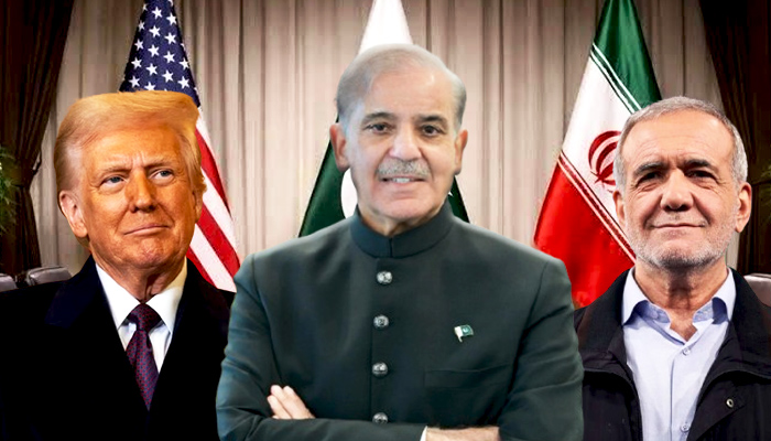 امریکی اور ایرانی صدور کے اسلام آباد اکارڈ پر دستخط، شہباز شریف بھی بطور ثالث شامل