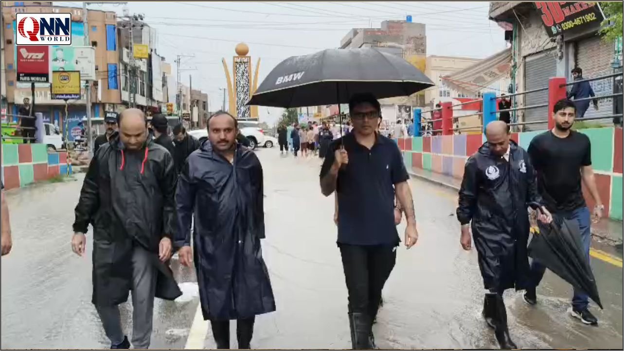 . 238 ملی میٹر بارش ریکارڈ، کمشنر محمد علی کا متاثرہ علاقوں کا دورہ