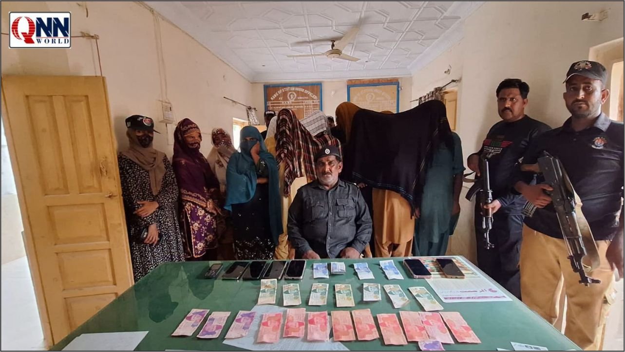 تھانہ اوباڑو پولیس کی بڑی کارروائی؛ فحاشی کے اڈے سے 12 مرد و خواتین گرفتار
