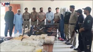 پنوعاقل کے قریب اسلحہ اسمگلنگ کی کوشش ناکام، بھاری اسلحہ برآمد، 2 ملزمان گرفتار