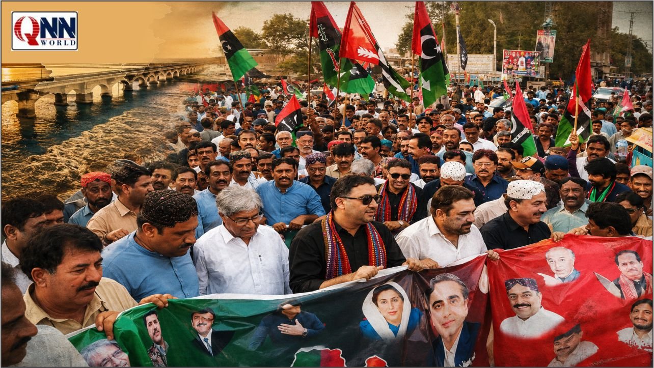 پیپلز پارٹی کی سکرنڈ میں احتجاجی ریلی، سندھ کے حقوق پر کوئی سمجھوتہ نہیں ہوگا