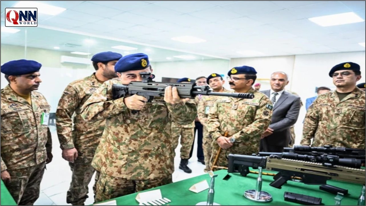 فیلڈ مارشل عاصم منیر کا پی او ایف واہ دورہ، دفاعی پیداوار اور خود انحصاری پر بریفنگ