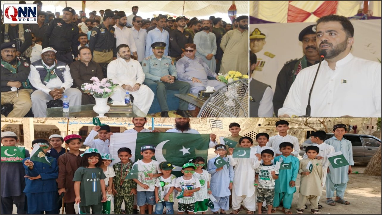 کندھ کوٹ میں یومِ آزادی کی رنگا رنگ تقریبات، طلبہ اور شہریوں کا وطن سے والہانہ محبت کا اظہار