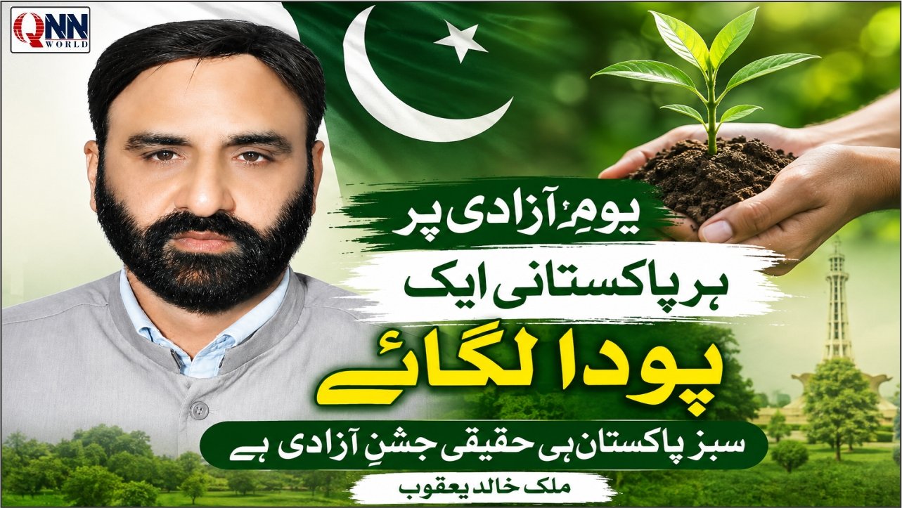 یومِ آزادی کو شجرکاری اور ماحول دوستی کا دن بنایا جائے، ملک خالد یعقوب