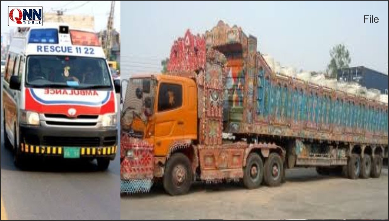 غلط سمت سے آنے والی کار کو بچاتے ہوئے ٹرالر مسافر خانے سے ٹکرا گیا، 5 زخمی