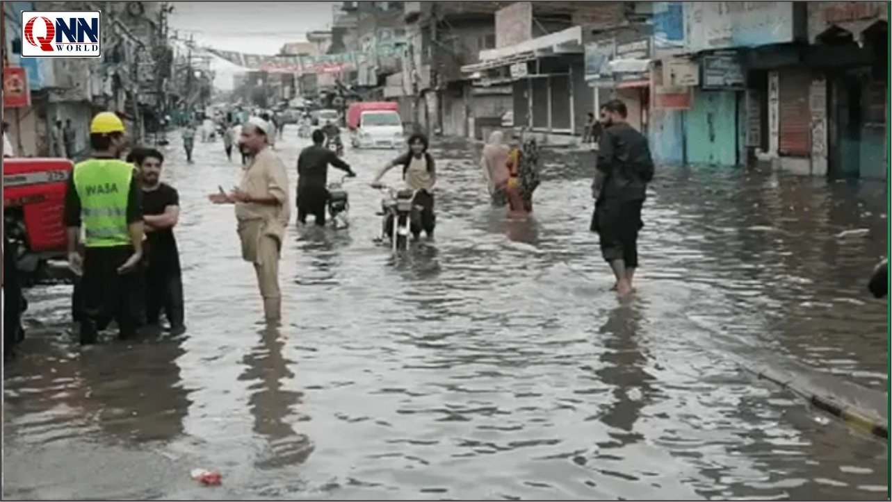راولپنڈی میں موسلادھار بارش، واسا کا عملہ اور ہیوی مشینری نشیبی علاقوں میں تعینات