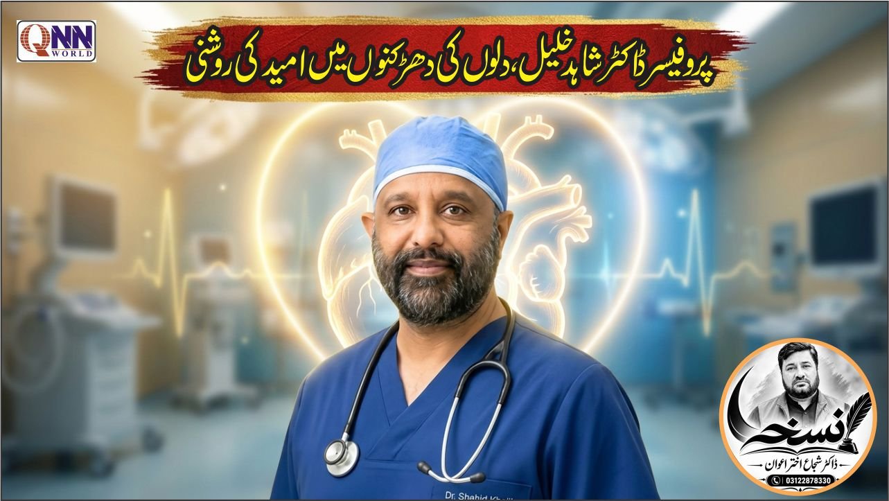 ڈاکٹرشاہدخلیل،دلوں کیلئے امید کی کرن