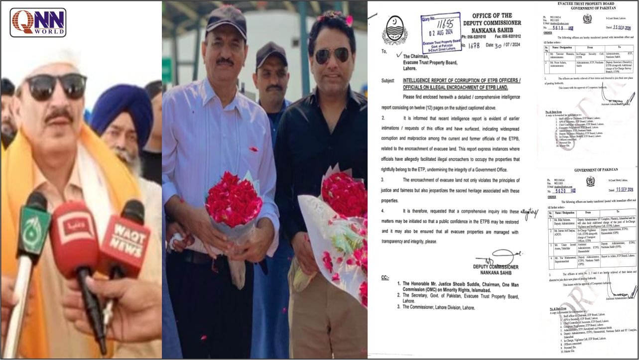 ننکانہ صاحب: متروکہ وقف املاک میں اربوں کی بے ضابطگیاں، تفتیش ٹھپ، من پسند افسران کو دوبارہ اہم عہدے مل گئے