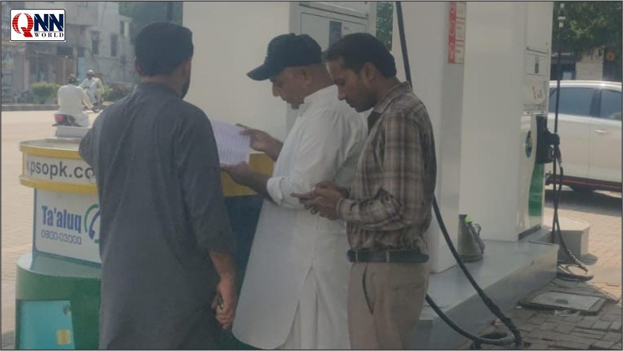 اوکاڑہ: پٹرولیم مصنوعات کی درست مقدار یقینی بنانے کیلئے پٹرول پمپس کے معائنے