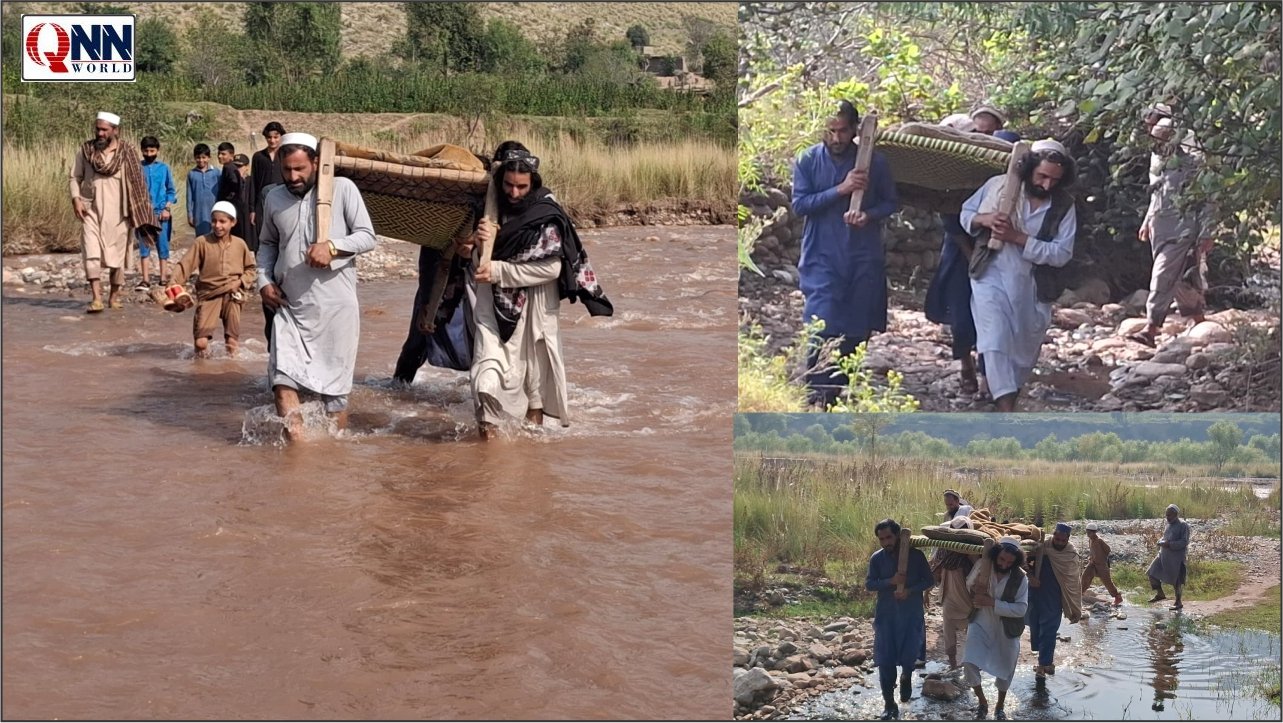 خیبر: دہائیوں کی محرومی اور دعوے دھرے کے دھرے، اپر باڑہ کے عوام دریائے باڑہ پر پل نہ ہونے پر مجبورِ سفر