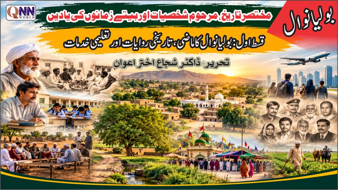 قسط اول: بولیانوال کا ماضی، تاریخی روایات اور تعلیمی خدمات