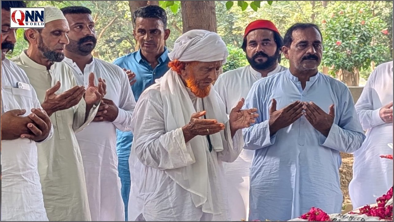 گوجرانوالہ: شہید سپوت کے والد نے آستانے پر حاضری دے کر خراجِ عقیدت پیش کیا