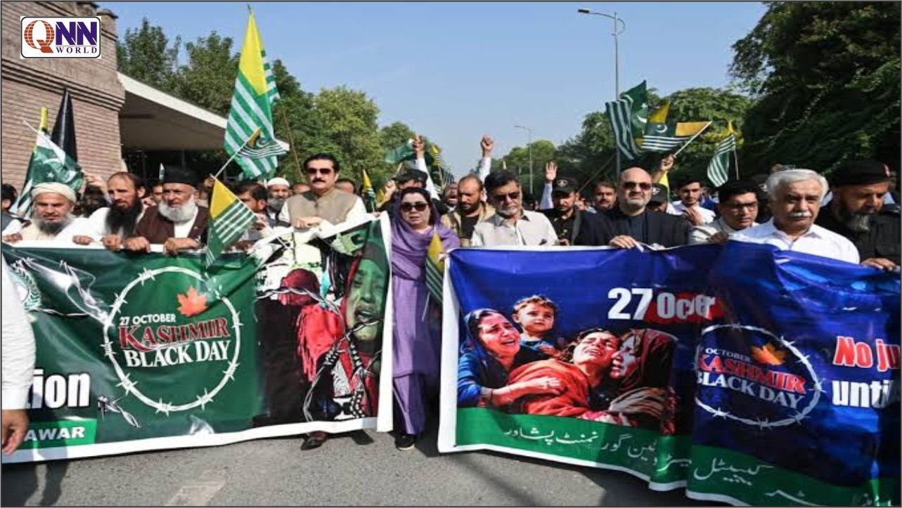 پاکستان امن کا داعی ہے، کشمیر کو حقِ خودارادیت دیا جائے: گورنر فیصل کریم کنڈی کا یومِ سیاہ کشمیر کی ریلی سے خطاب