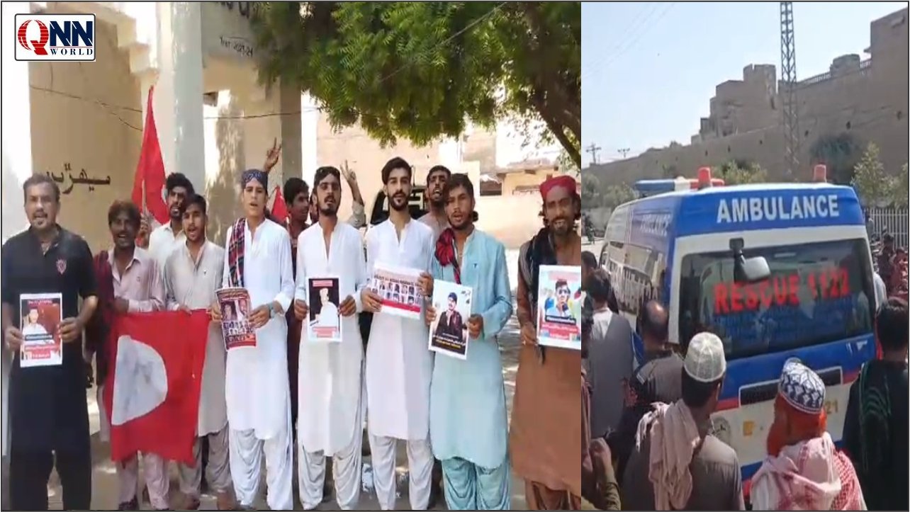 میہڑ میں دو الگ واقعات، فائرنگ سے زخمی اور جبری گمشدگی کے خلاف مظاہرہ